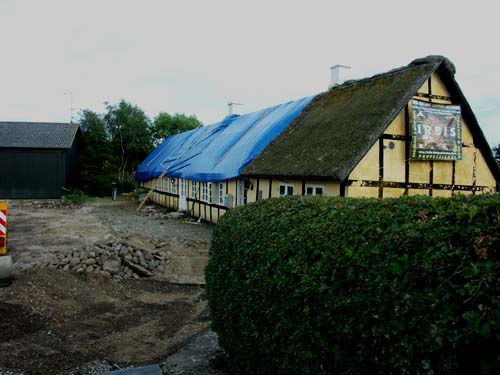 quasi-thatch - panels made of polyurethane foam and reed - too little durability of the cover
