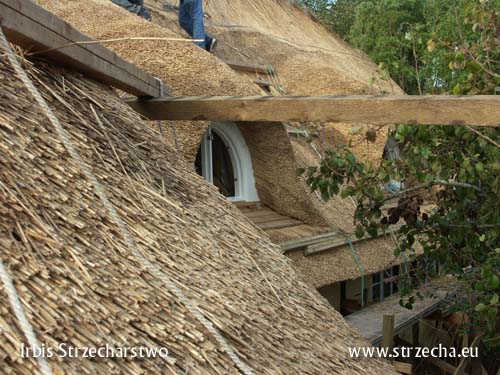 Irbis thatcher - working with thatched roofs 'crop eye'
