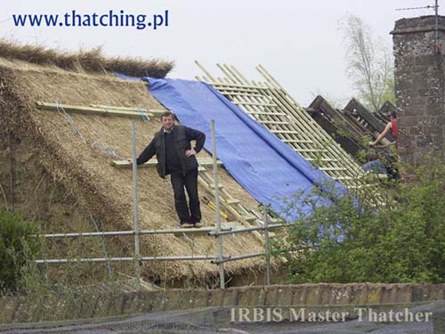 Irbis Thatching: Irbis Strzecharstwo: already in implementation - stage construction of straw thatched with wooden structure