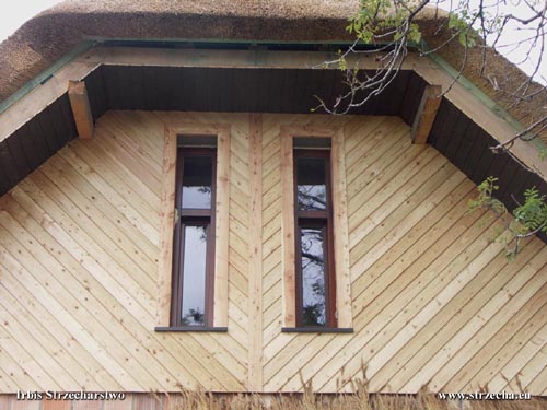 decorative formwork of the top - thatched roof Irbis