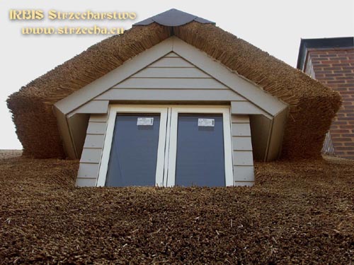 Reed roof and dormer roof finished with a durable panel (25 years warranty) - Irbis