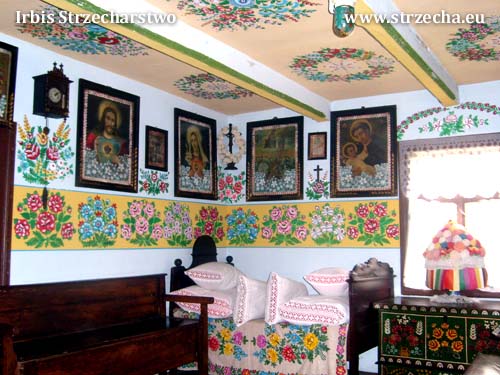 Historic wooden cottage - living room after renovation