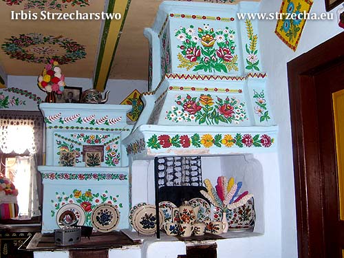 Historic wooden cottage - bake with a pot, after moving